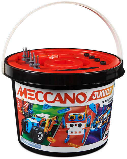 Meccano: Junior Builders 150pc Free Play Bucket 25101