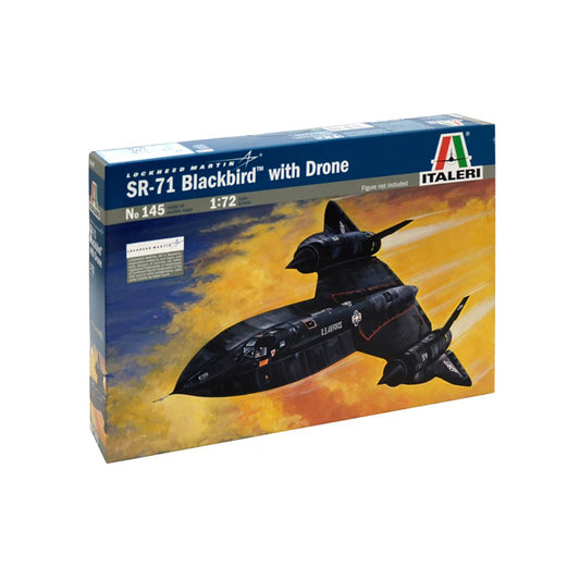 Italeri: 1/72 Lockheed Martin SR-71 Blackbird with Drone 145
