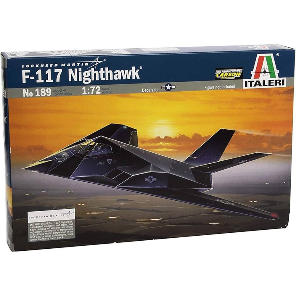 Italeri: 1/72 Lockheed Martin F-117 Nighthawk 189