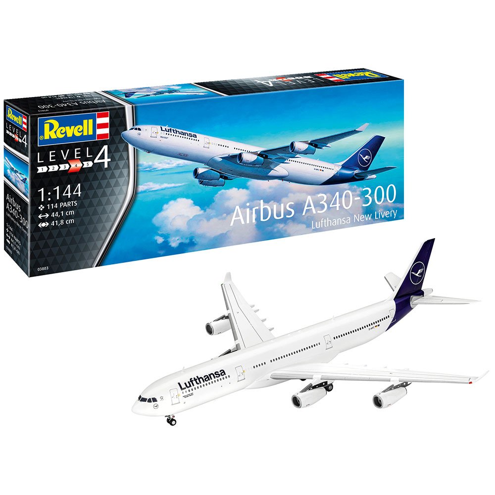 Revell: 1/144 Airbus A340-300 Lufthansa New Livery 03803