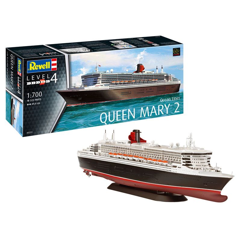 Revell: 1/700 Ocean Liner Queen Mary 2 05231