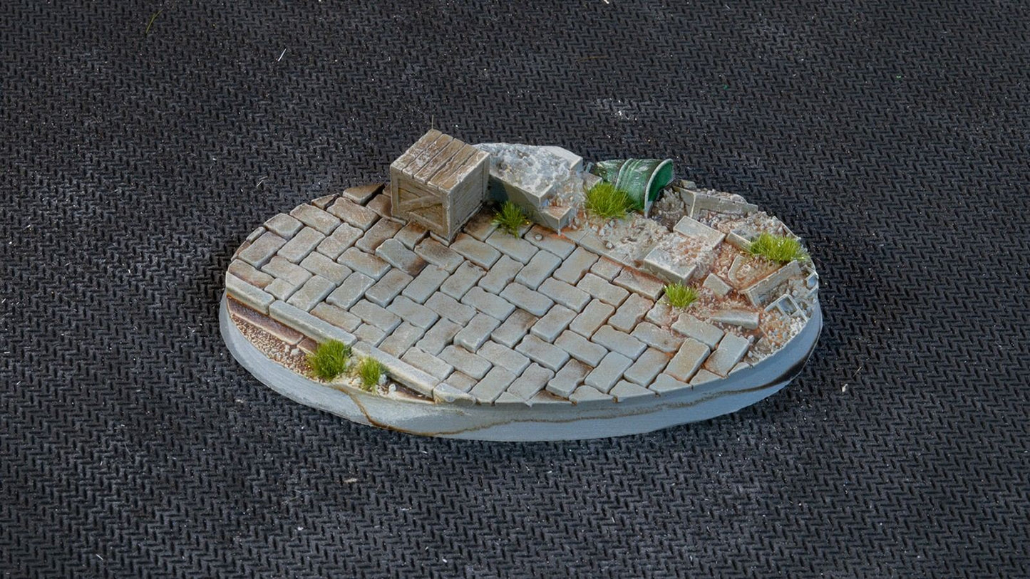 Gamers Grass: Bases Urban Warfare Oval 75mm (x3)