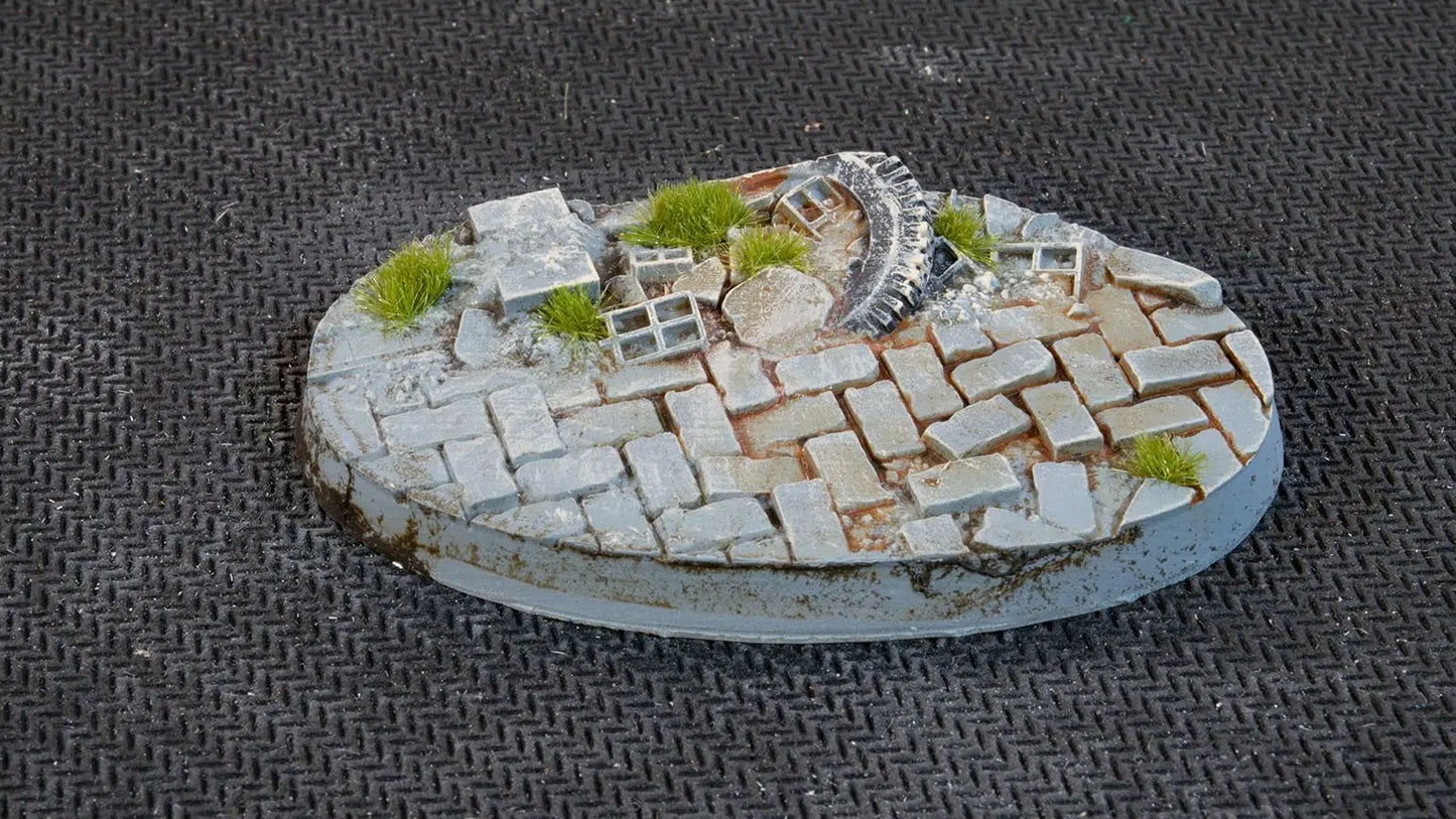 Gamers Grass: Bases Urban Warfare Oval 60mm (x4)