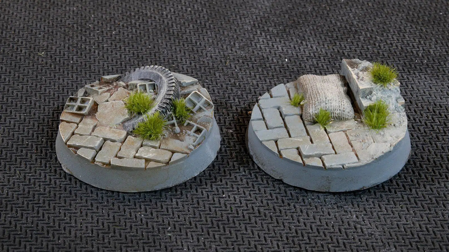 Gamers Grass: Bases Urban Warfare Round 32mm (x8)