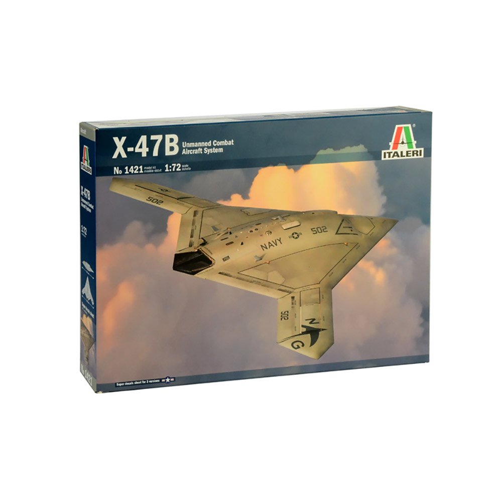 Italeri: 1/72 X-47B Unmanned Combat Aircraft System 1421