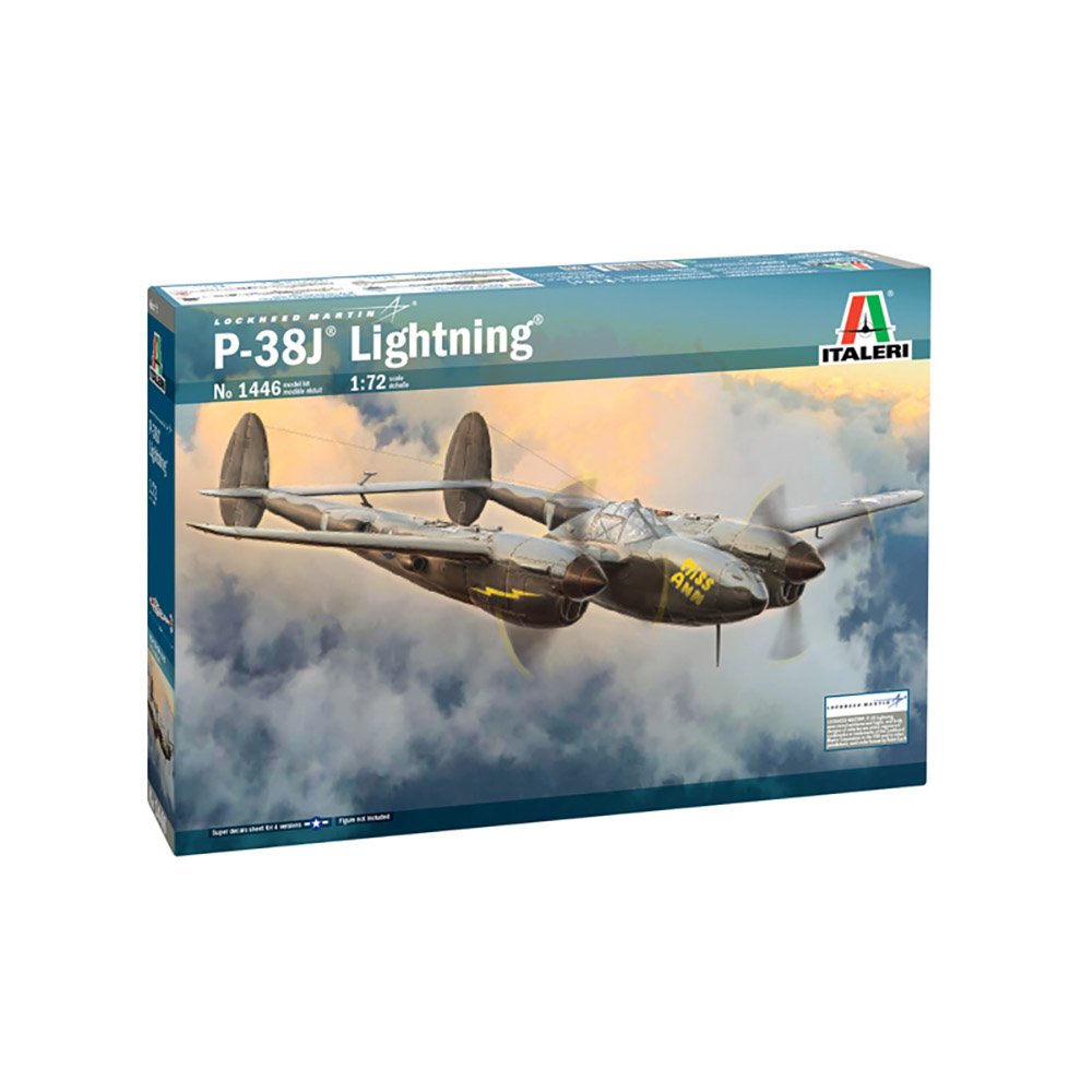 Italeri: 1/72 Lockheed Martin P-38J Lightning 1446