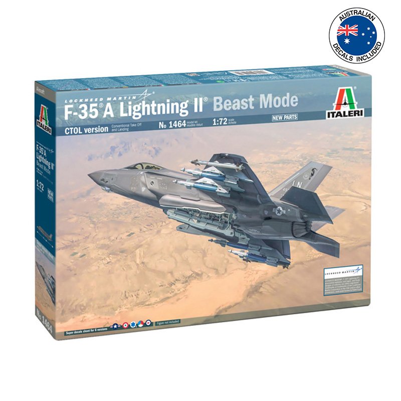Italeri: 1/72 Lockheed Martin F-35A Lightning II Beast Mode 1464