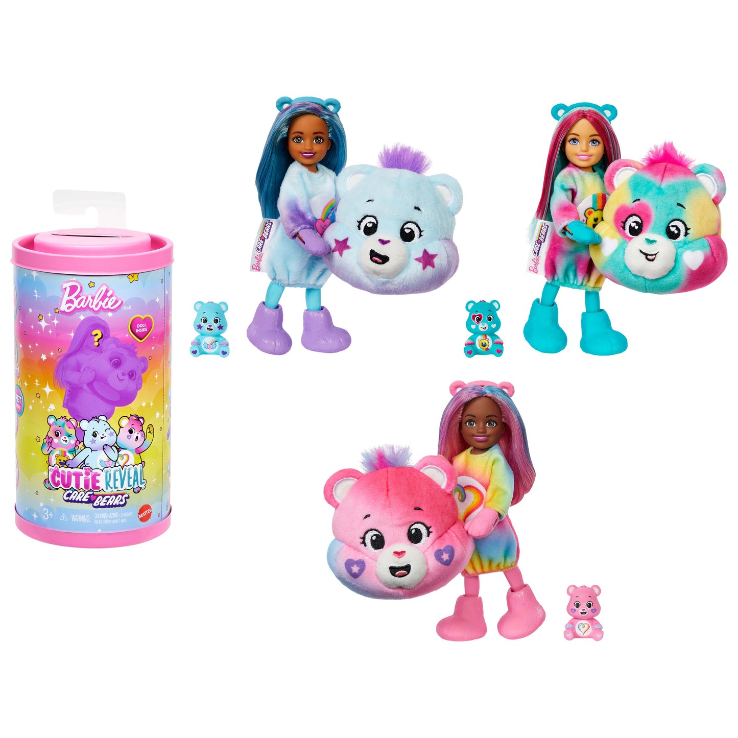 Barbie: Cutie Reveal X Care Bears Chelsea Series 2 (Assorted - One Randomly Selected)