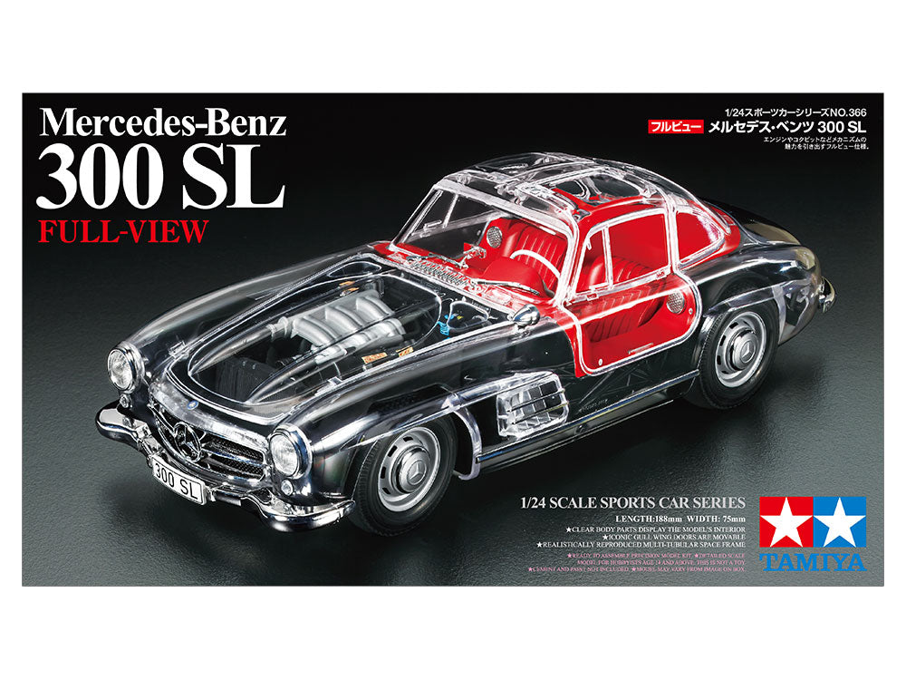 Tamiya: 1/24 Mercedes-Benz 300SL Full-View 24366