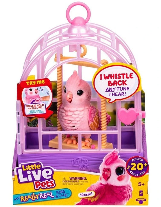Little Live Pets: My Really Real Bird & Cage (Assorted - One Randomly Selected)