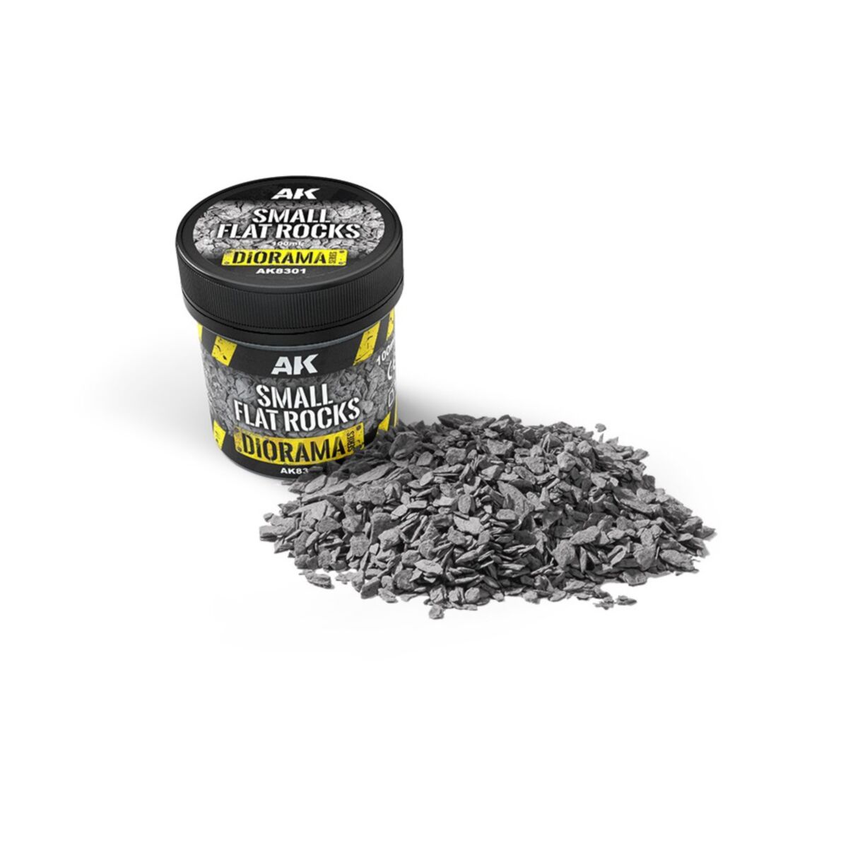 AK Interactive: Dioramas Small Flat Rocks 100ml
