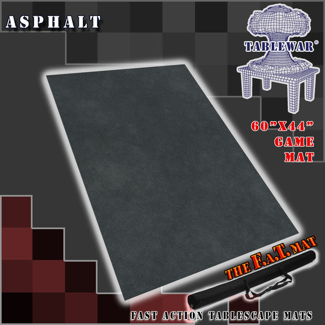 The F.A.T. Mat: 60x44" Asphalt Gaming Mat