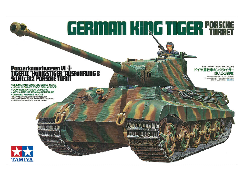 Tamiya: 1/35 German King Tiger Porsche Turret 35169