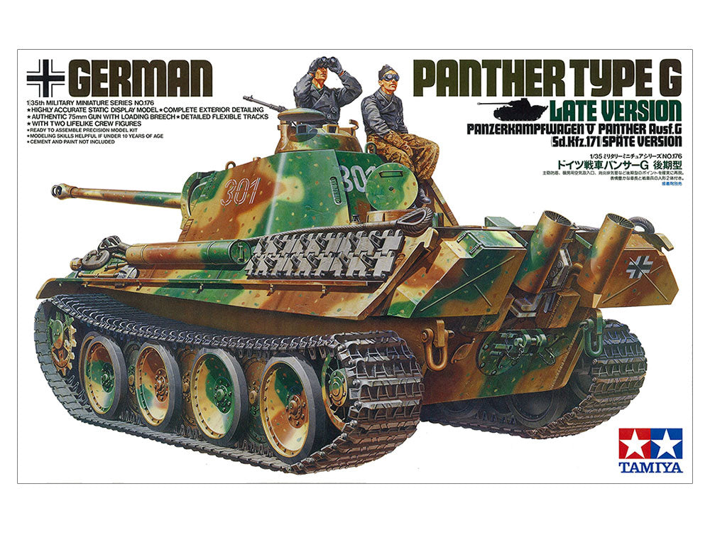 Tamiya: 1/35 German Panther Type G Late Version 35176
