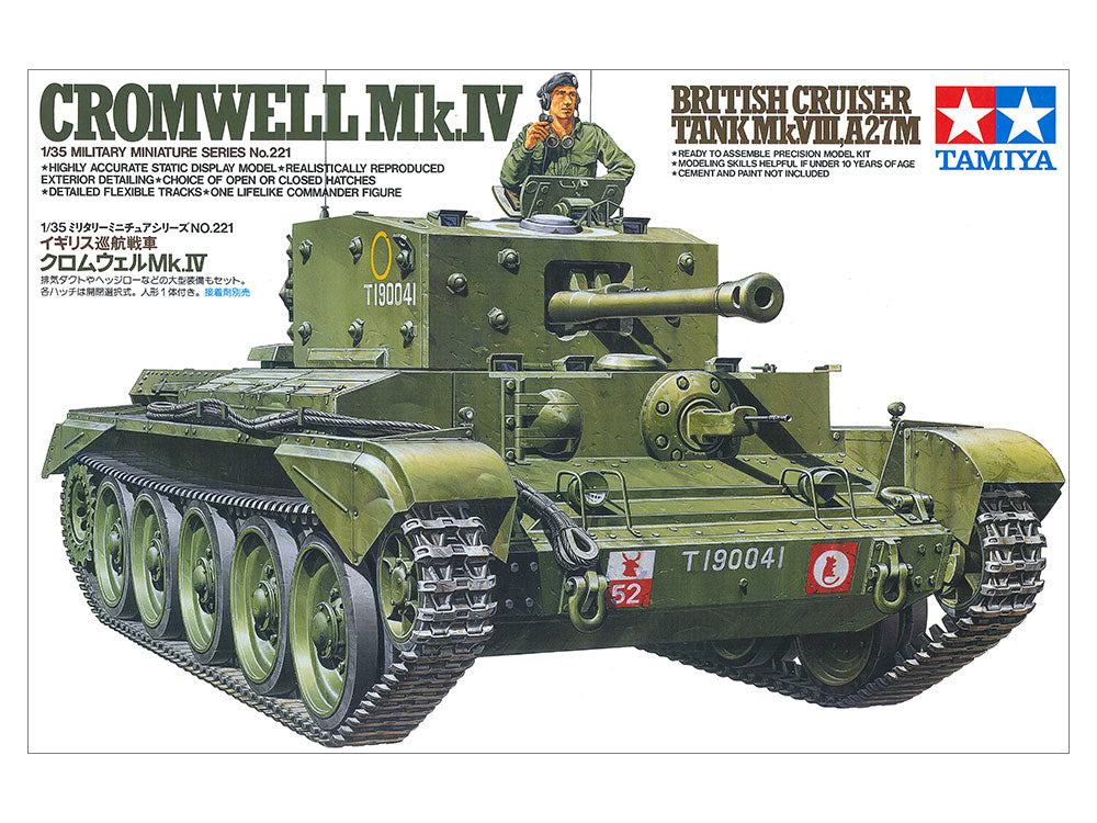 Tamiya: 1/35 British Cruiser Tank Cromwell Mk.IV 35221
