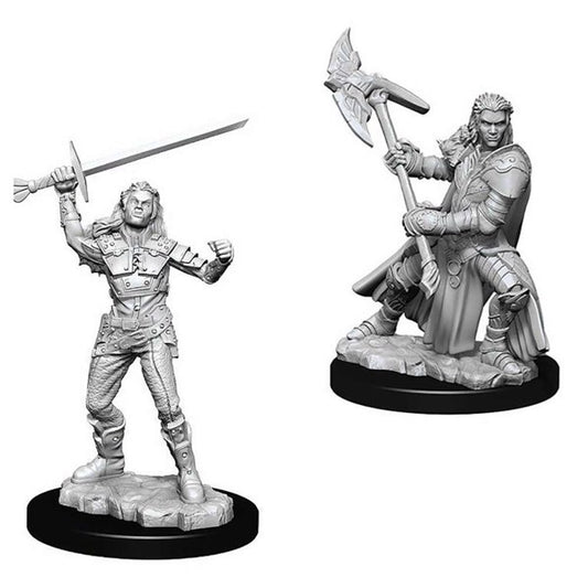D&D: Nolzur's Marvelous Miniatures Half-Orc Fighter Female