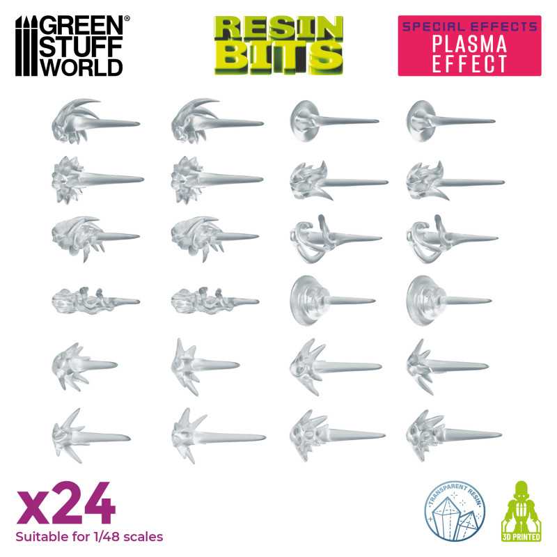 Green Stuff World: Resin Bits - 1/48 Plasma Effect