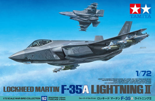Tamiya: 1/72 Lockheed Martin F-35A Lightning II 60792
