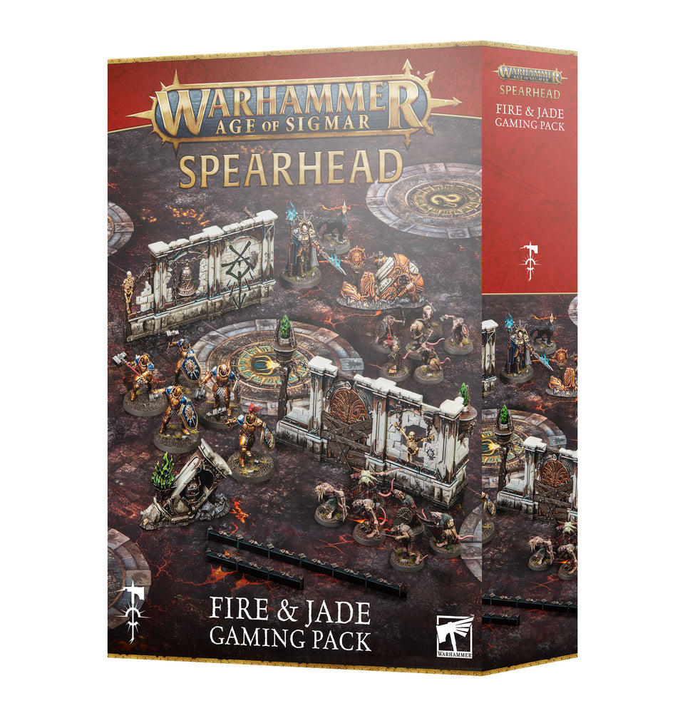 Age of Sigmar: Spearhead Fire & Jade Gaming Pack