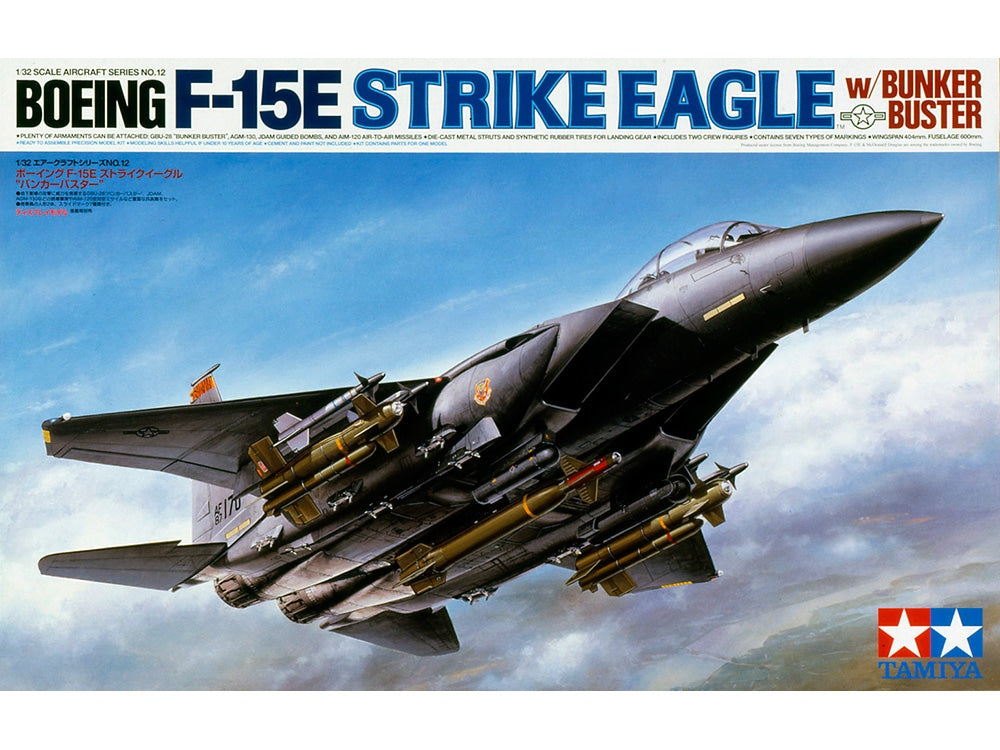 Tamiya: 1/32 Boeing F-15E Strike Eagle with Bunker Buster 60312