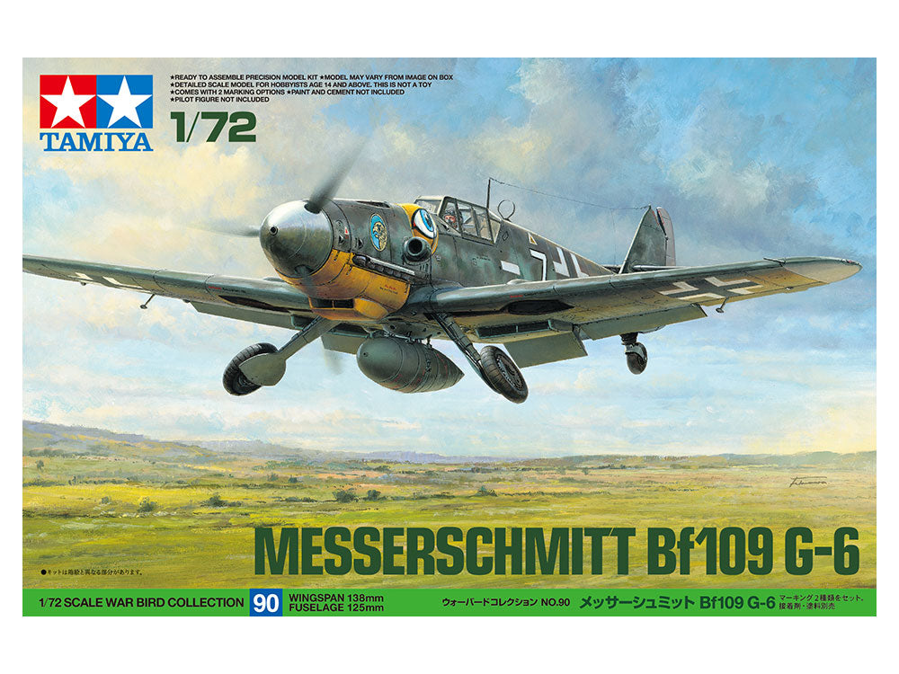Tamiya: 1/72 Messerschmitt Bf109 G-6 60790