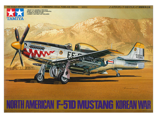Tamiya: 1/48 North American F-51D Mustang Korean War 61044