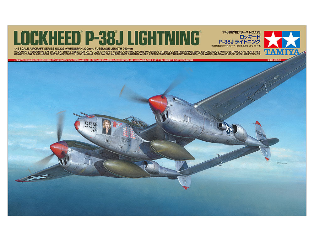 Tamiya: 1/48 Lockheed P-38J Lightning 61123