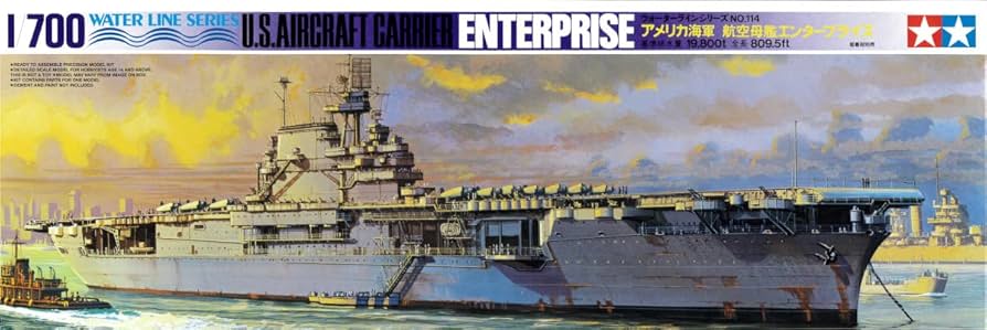 Tamiya: 1/700 US Aircraft Carrier Enterprise 77514