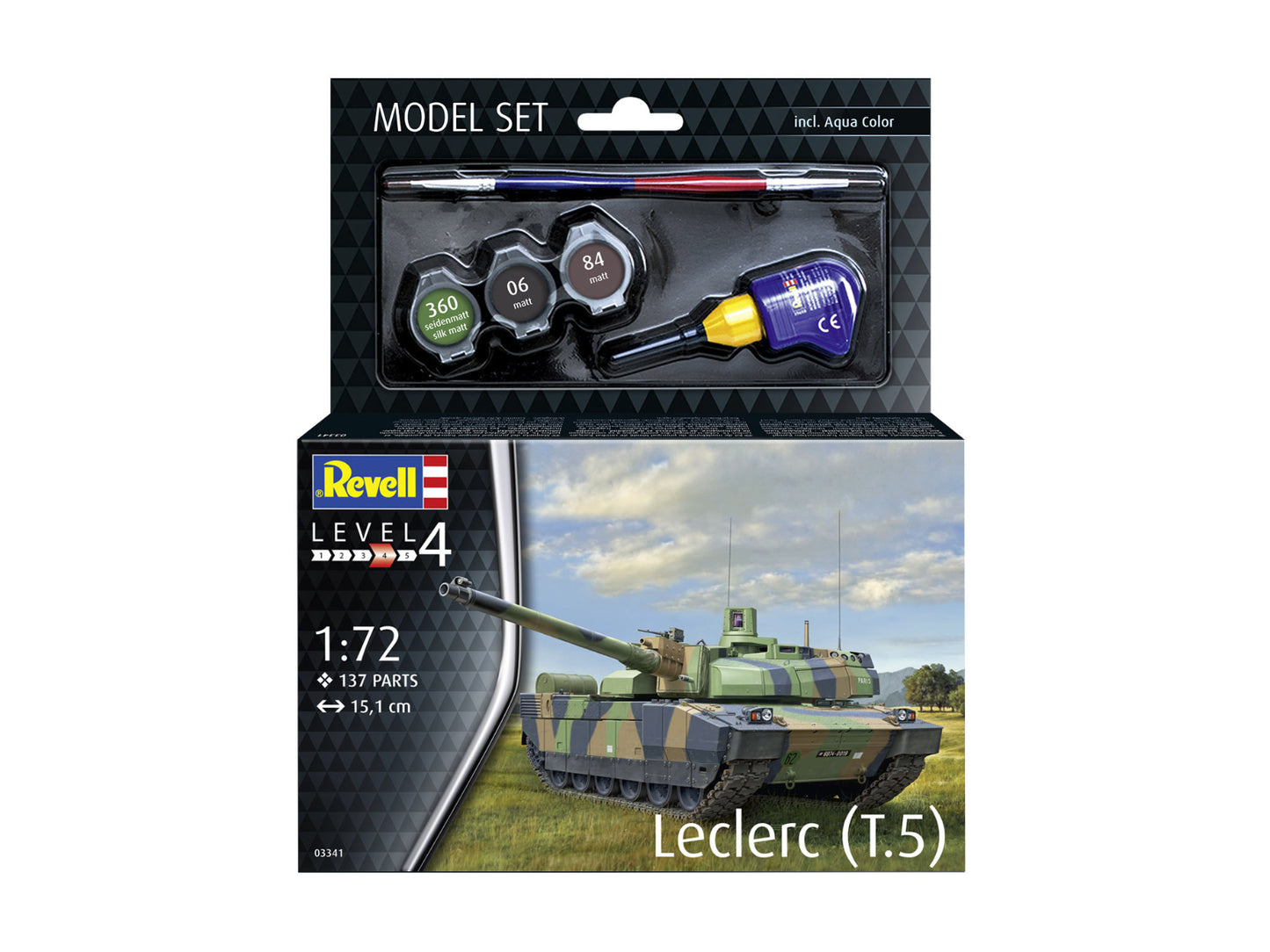 Revell: 1/72 Model Set Leclerc T.5 63341