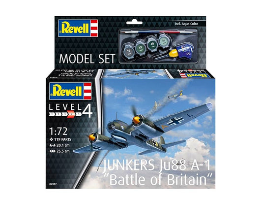 Revell: 1/72 Model Set Junkers Ju88 A-1 Battle of Britain 64972