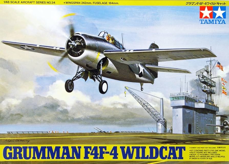 Tamiya: 1/48 Grumman F4F-4 Wildcat 61034