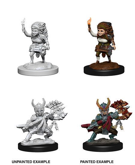 D&D: Nolzur's Marvelous Miniatures Halfling Fighter Female