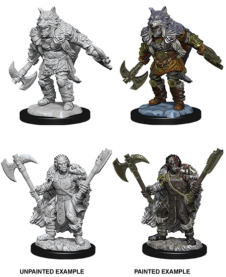 D&D: Nolzur's Marvelous Miniatures Half-Orc Barbarian Male