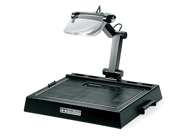 Tamiya: Tools Work Stand with Magnifying Lens 74064