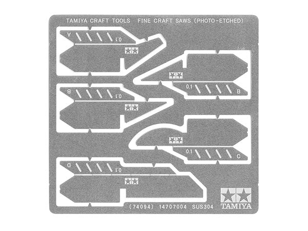 Tamiya: Tools Fine Craft Saws Photo Etched 74094