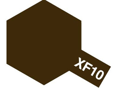 Tamiya: Acrylic Mini XF-10 Flat Brown 81710