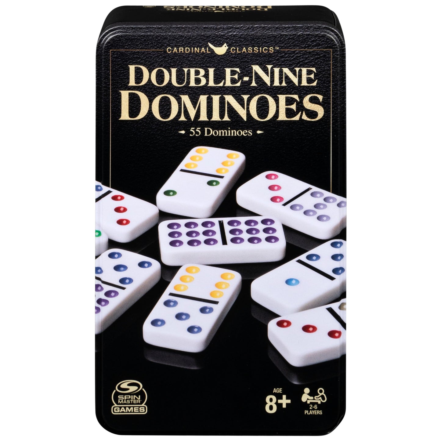 Cardinal Classics: Dominoes Double 9 In Tin