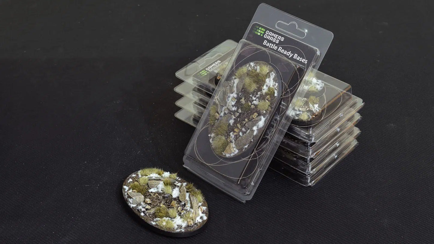 Gamers Grass: Bases Winter Oval 105mm (x1)