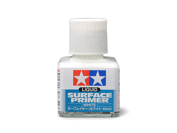 Tamiya: Liquid Surface Primer White 40ml 87096