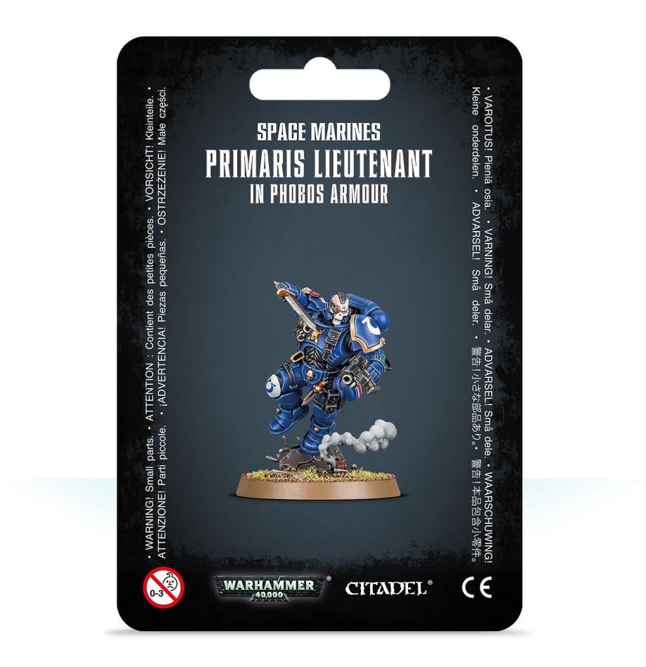 Warhammer 40k: Space Marines Primaris Lieutenant in Reiver Armour