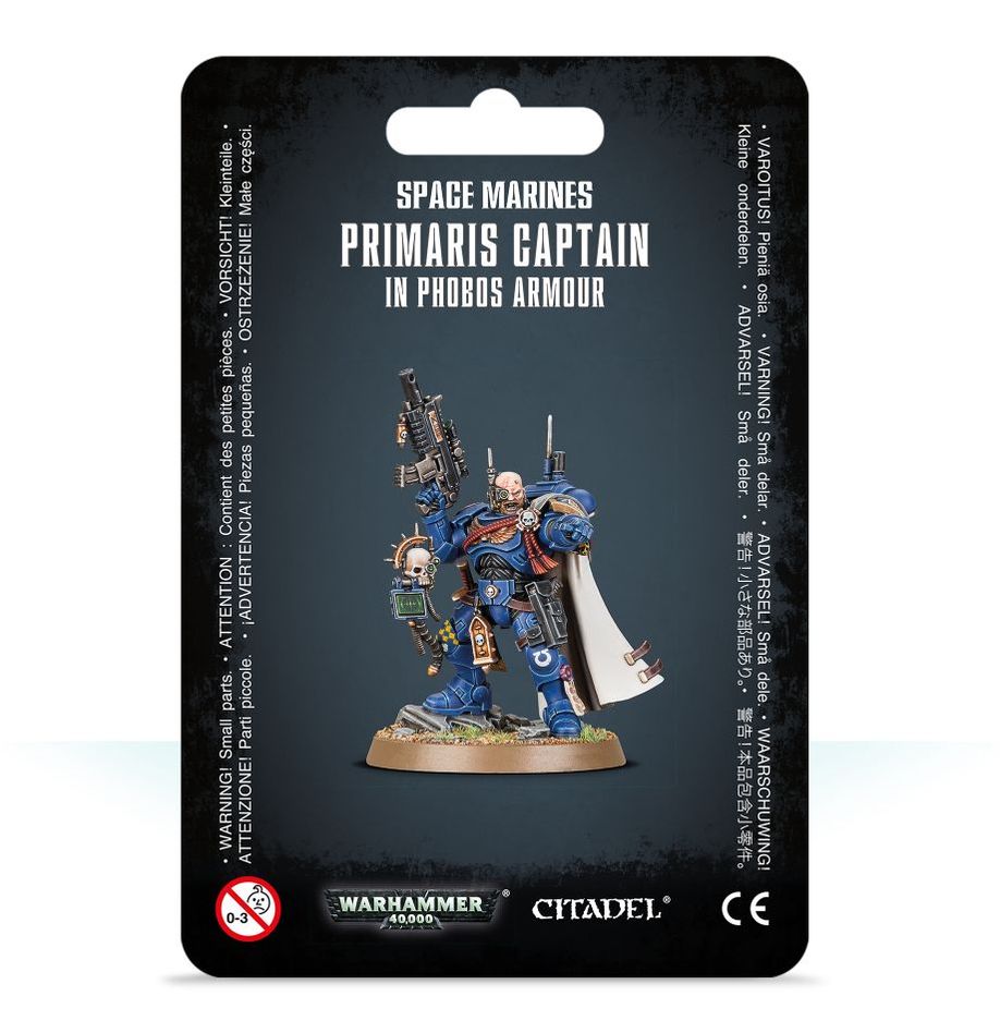 Warhammer 40k: Space Marines Captain in Phobos Armour