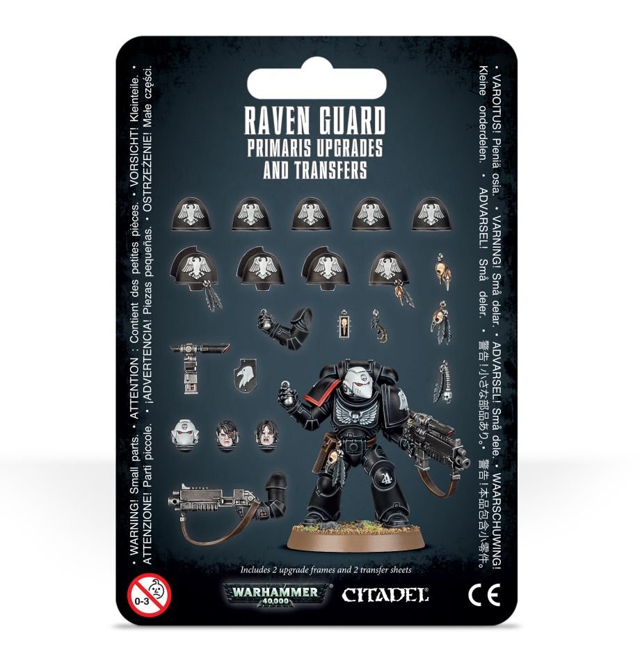 Warhammer 40k: Raven Guard Primaris Upgrades & Transfers