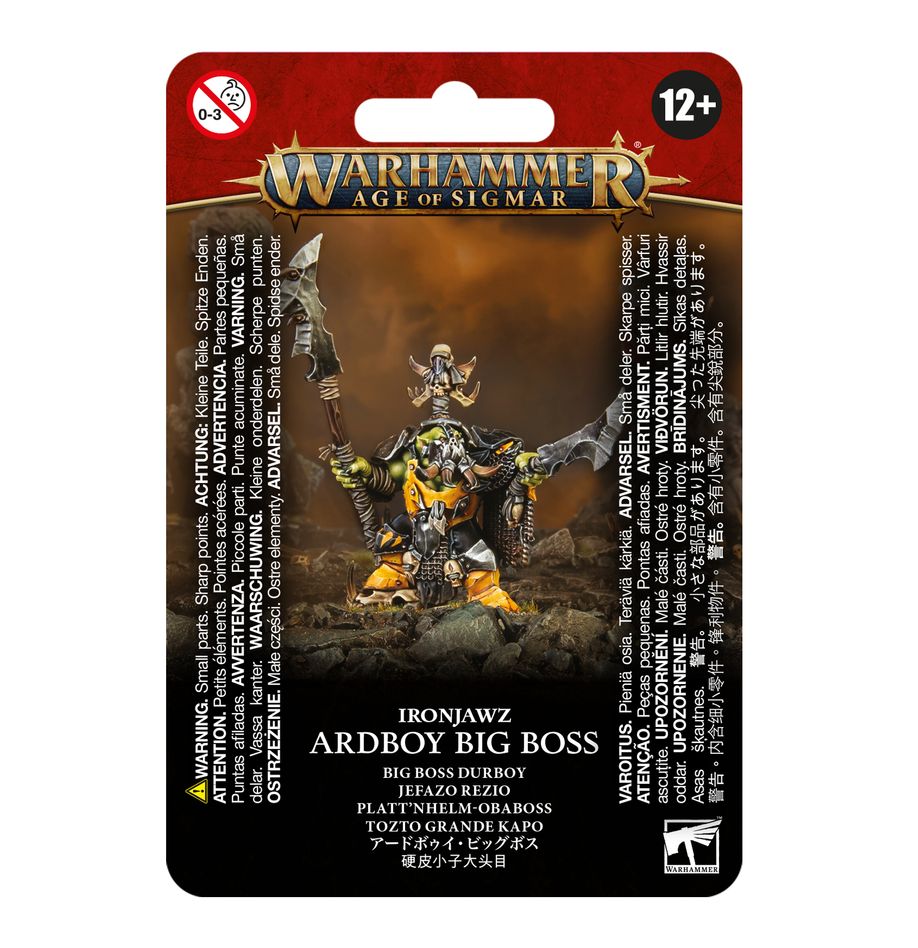 Age of Sigmar: Orruk Warclans Ardboy Big Boss