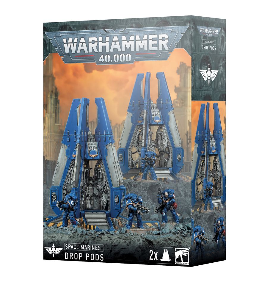 Warhammer 40k: Space Marines Drop Pods