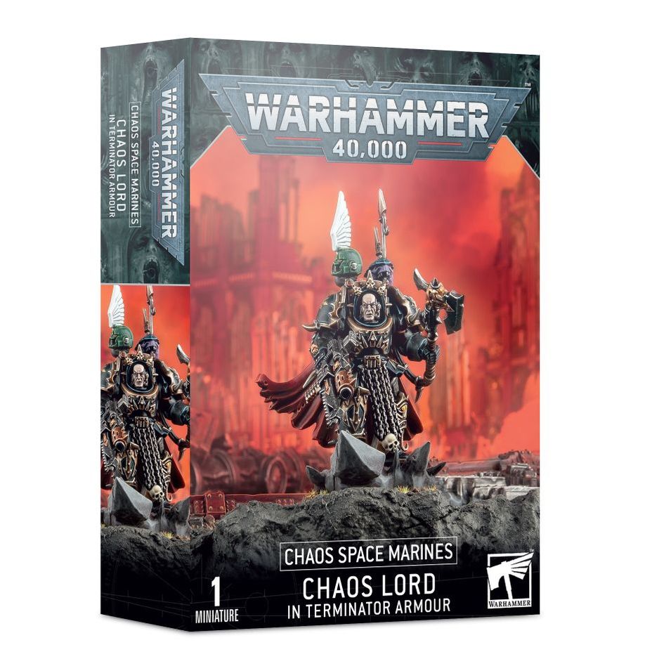 Warhammer 40k: Chaos Space Marines Chaos Lord in Terminator Armour