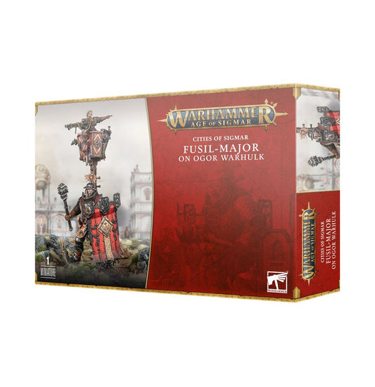 Age of Sigmar: Cities of Sigmar Fusil-Major on Ogor Warhulk