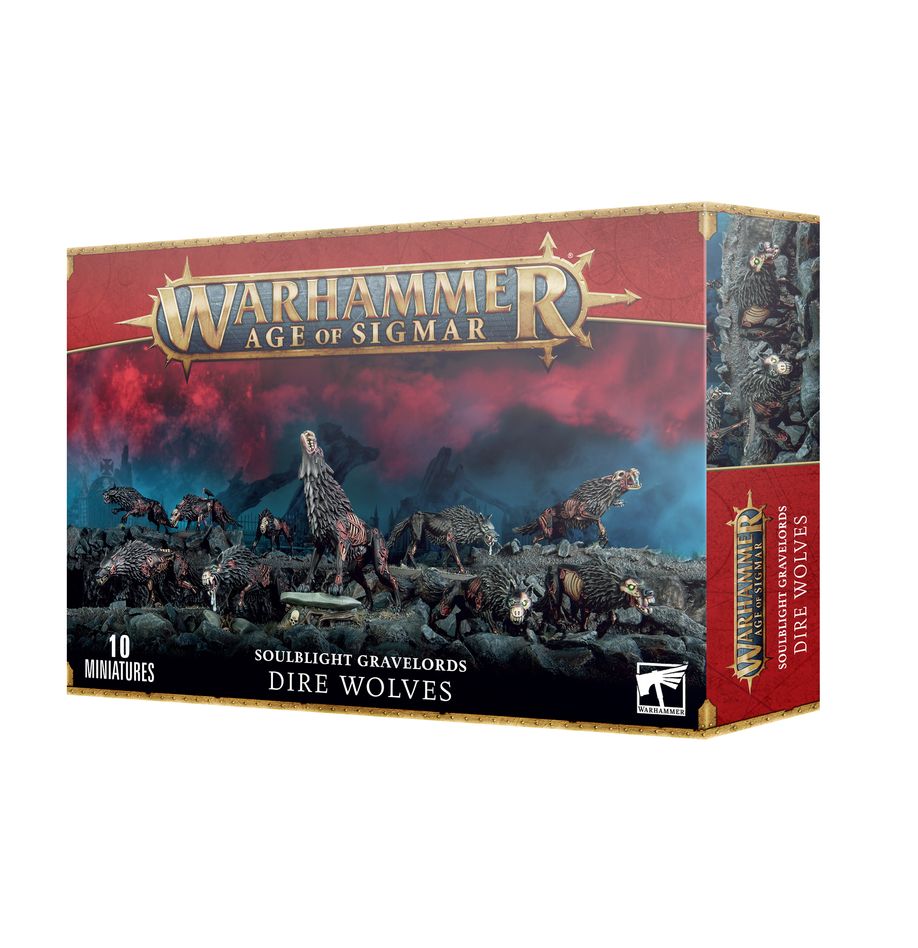 Age of Sigmar: Soulblight Gravelords Dire Wolves