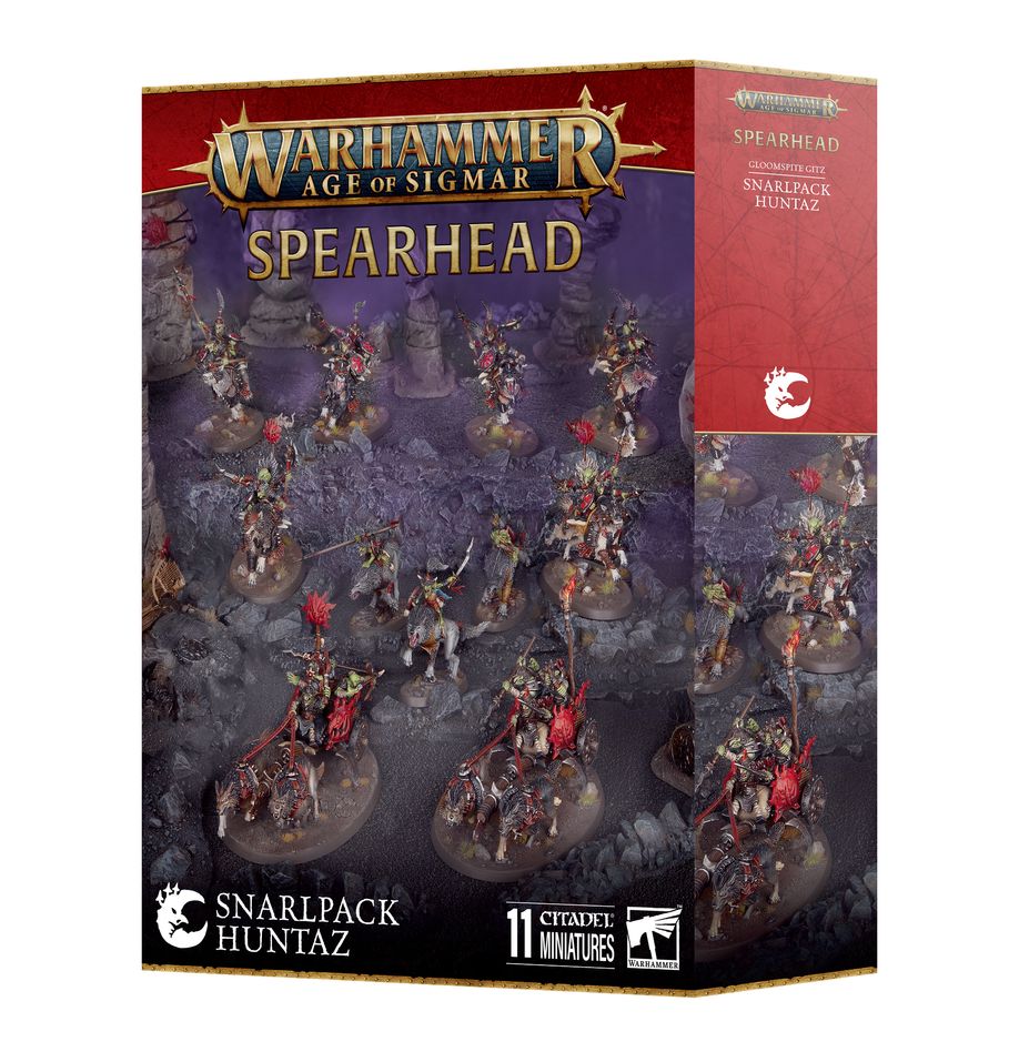 Age of Sigmar: Spearhead Gloomspite Gitz Snarlpack Huntaz