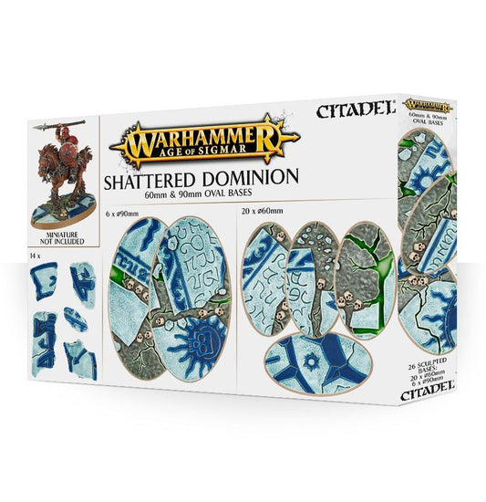 Age of Sigmar: Shattered Dominion 60mm & 90mm Oval Bases