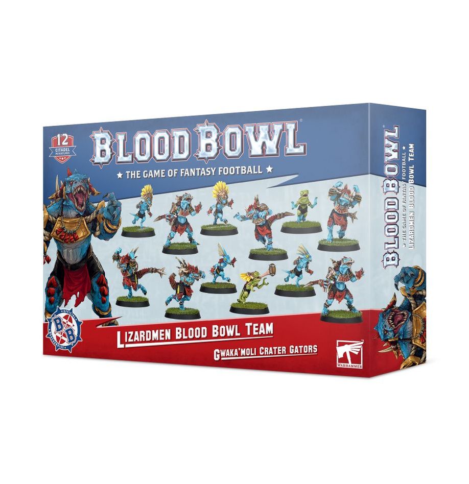 Blood Bowl: Lizardmen Team Gwaka'moli Crator Gators